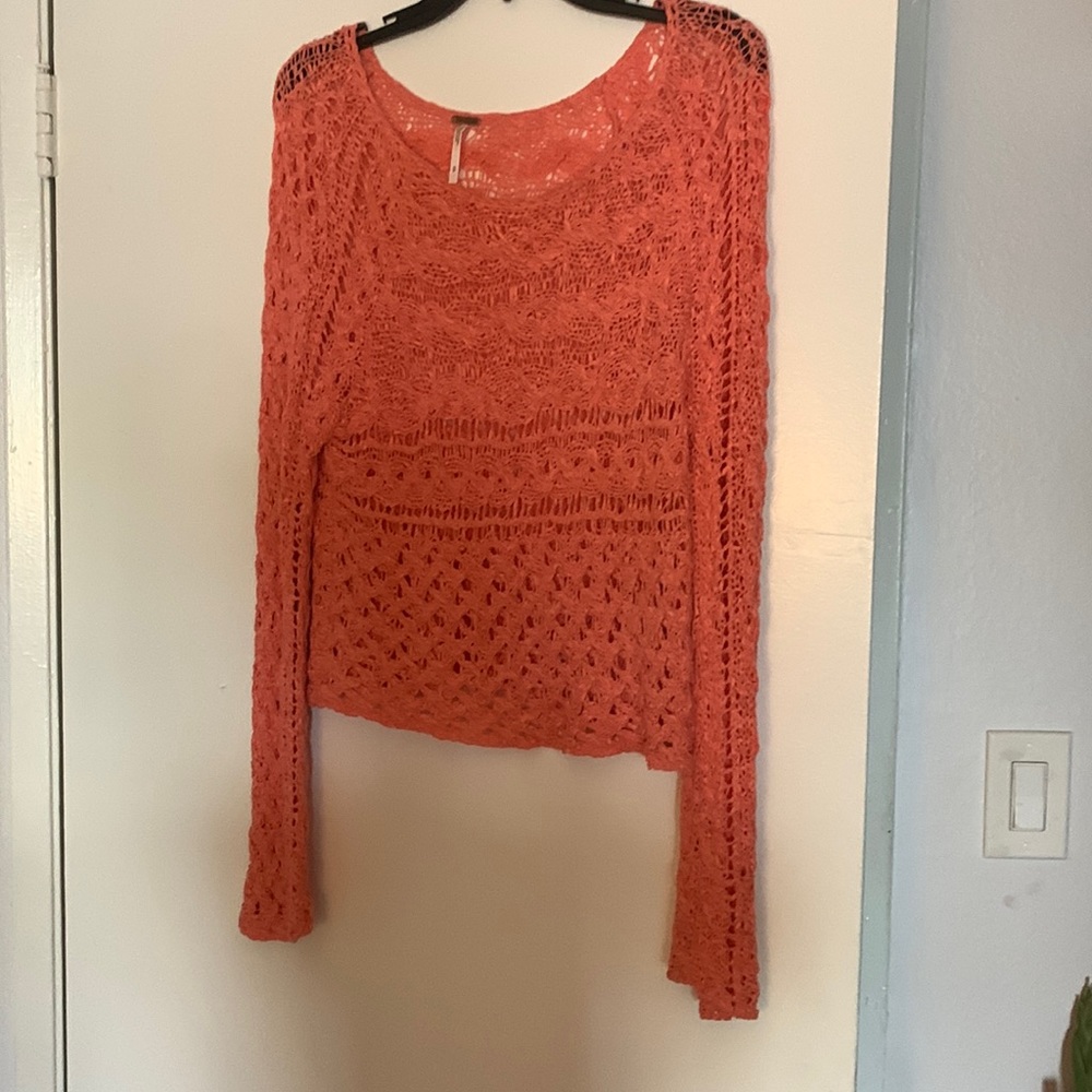 Free people crocheted top